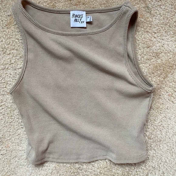 beige tank top - Picture 2 of 3